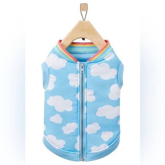 NWOT Wagatude Cloud Print Dog Jacket Sz 3x - Picture 1 of 4
